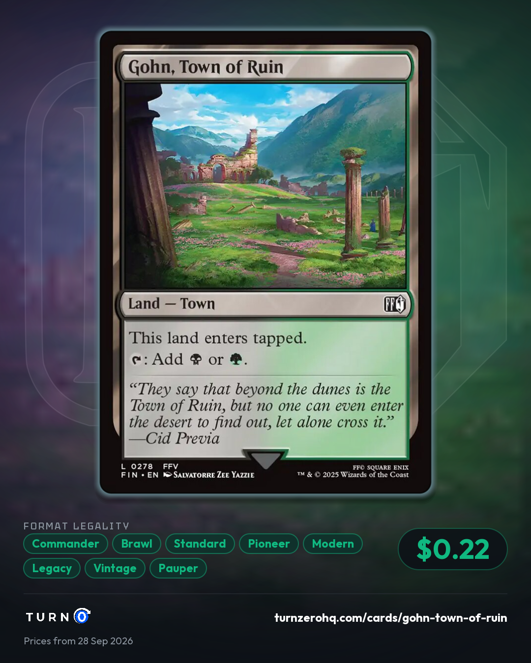 Shareable picture of Gohn, Town of Ruin