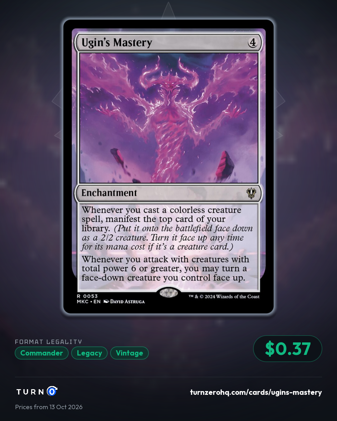Shareable picture of Ugin's Mastery