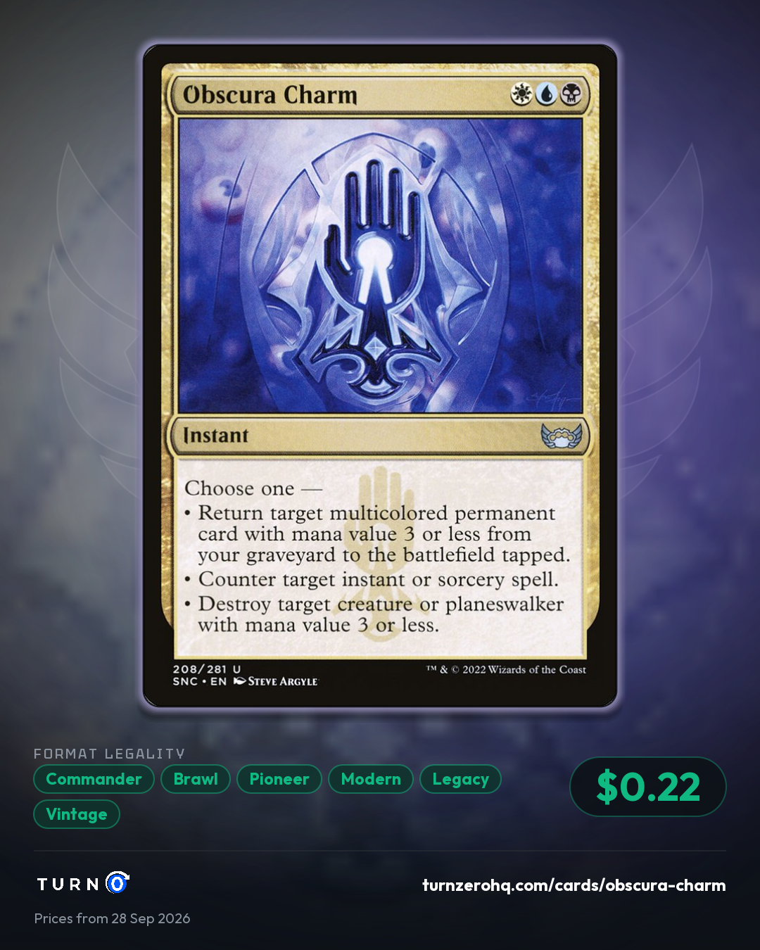 Shareable picture of Obscura Charm