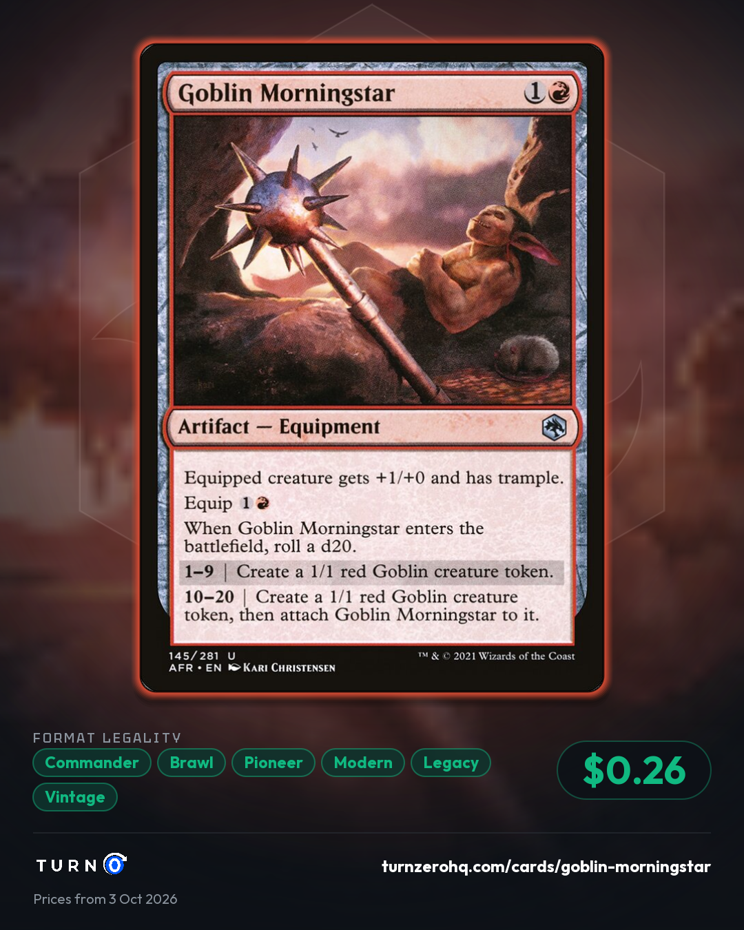 Shareable picture of Goblin Morningstar
