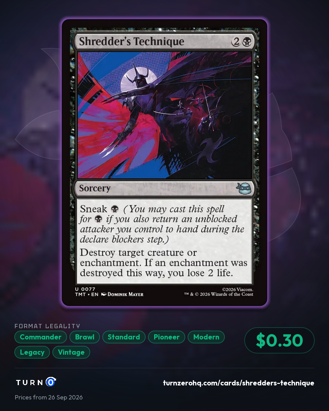 Shareable picture of Shredder's Technique