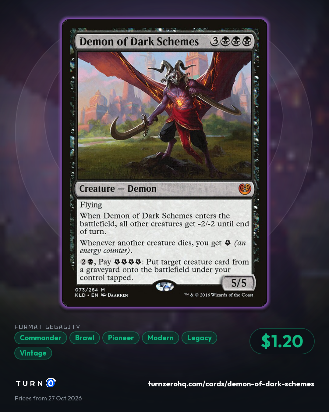 Shareable picture of Demon of Dark Schemes