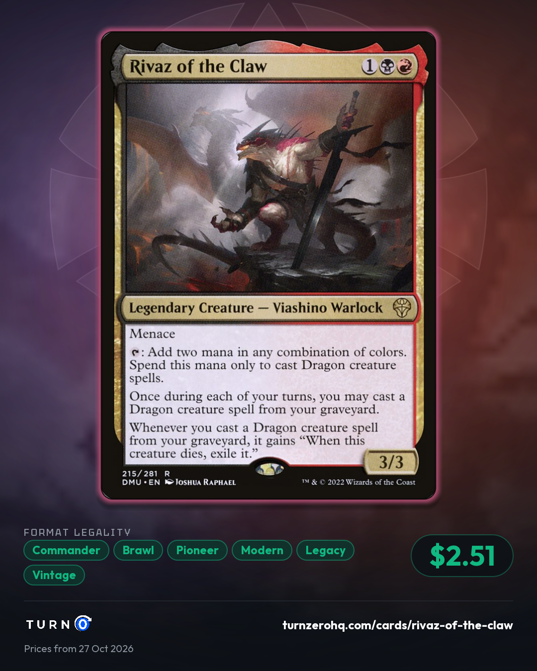 Shareable picture of Rivaz of the Claw