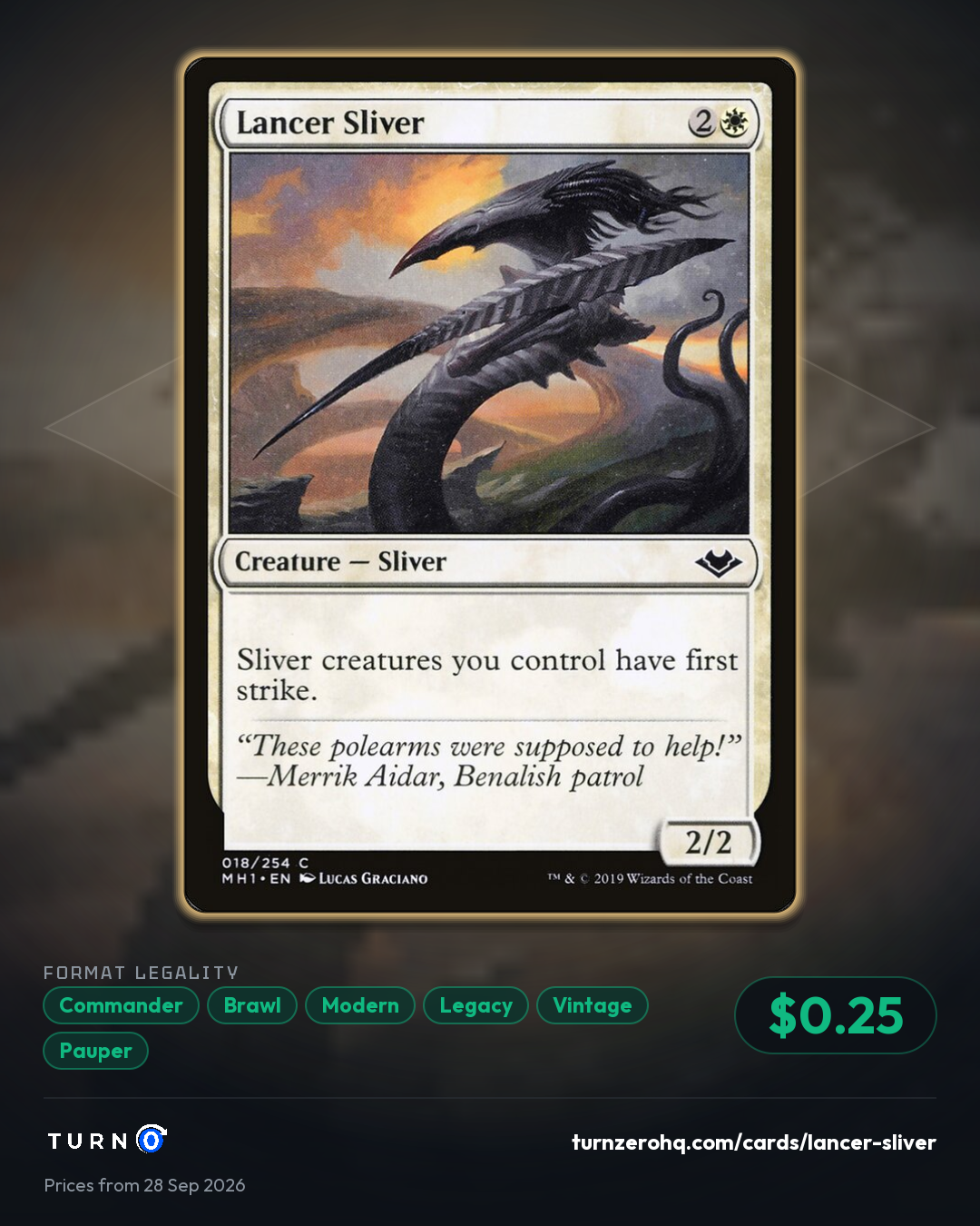 Shareable picture of Lancer Sliver