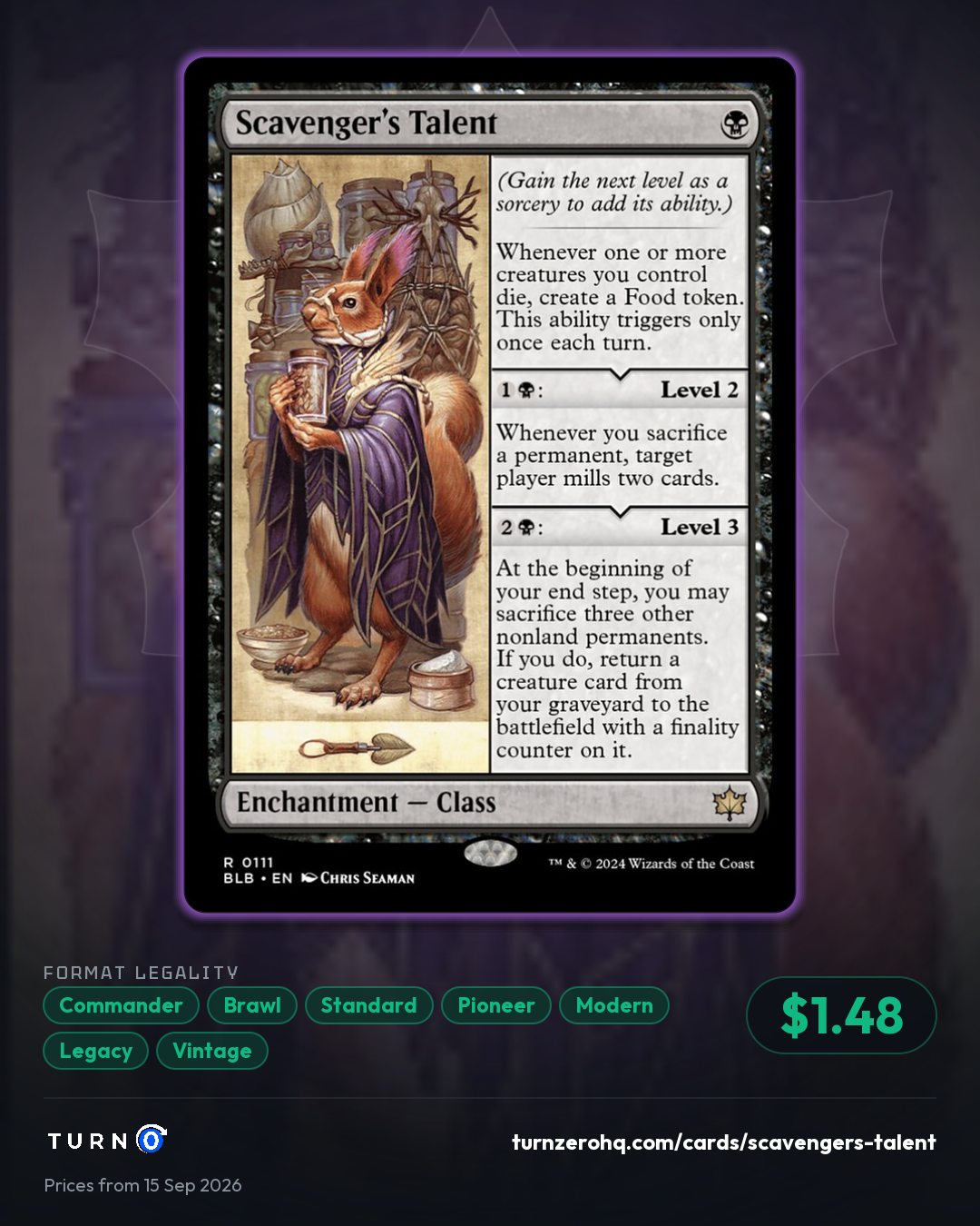 Shareable picture of Scavenger's Talent