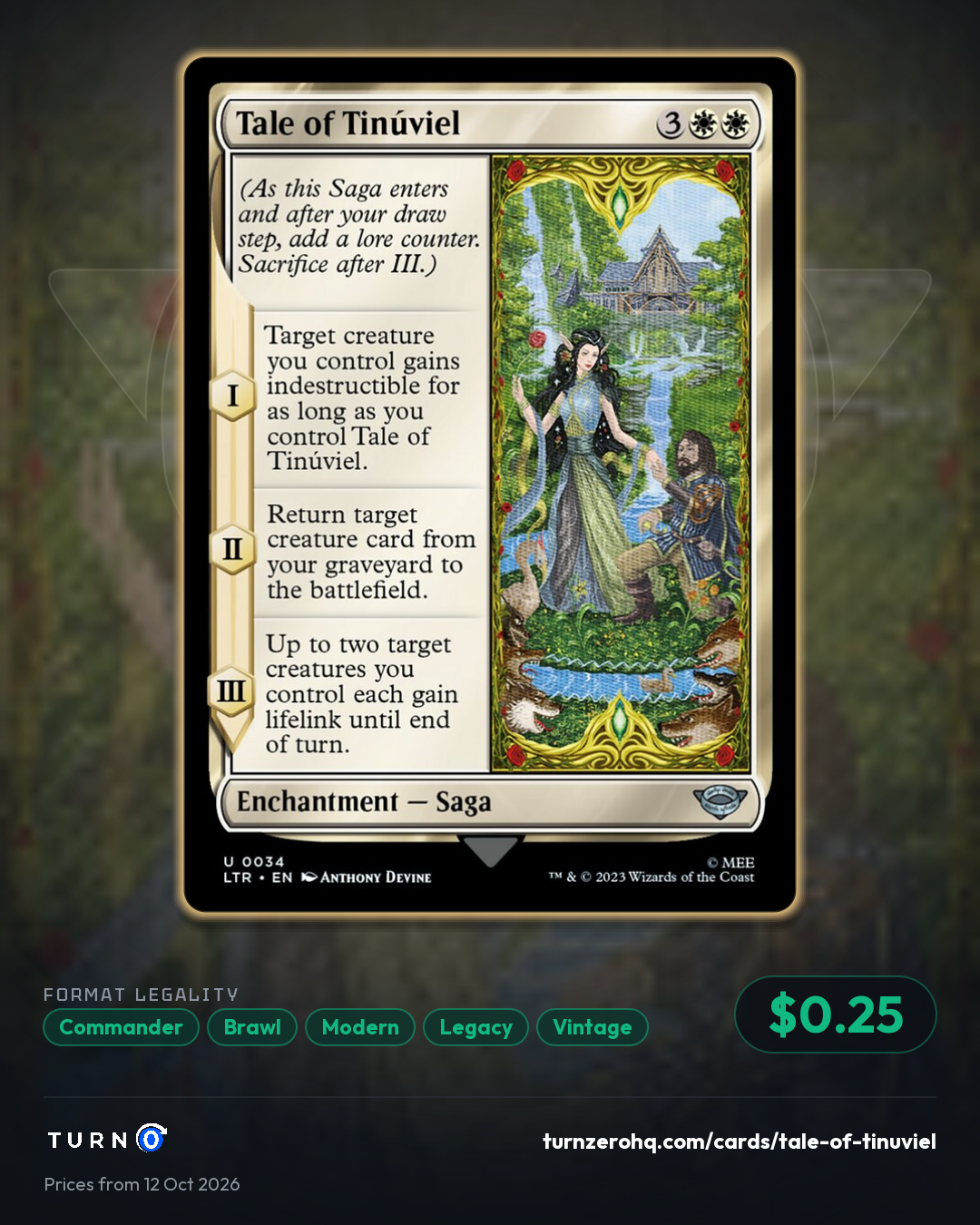 Shareable picture of Tale of Tinúviel