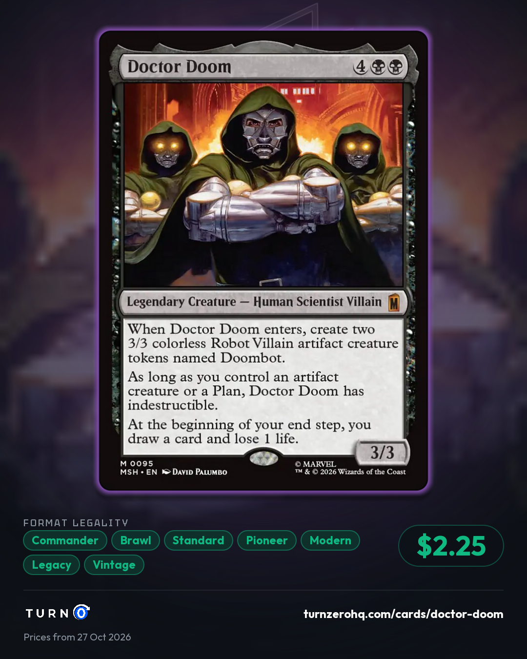 Shareable picture of Doctor Doom
