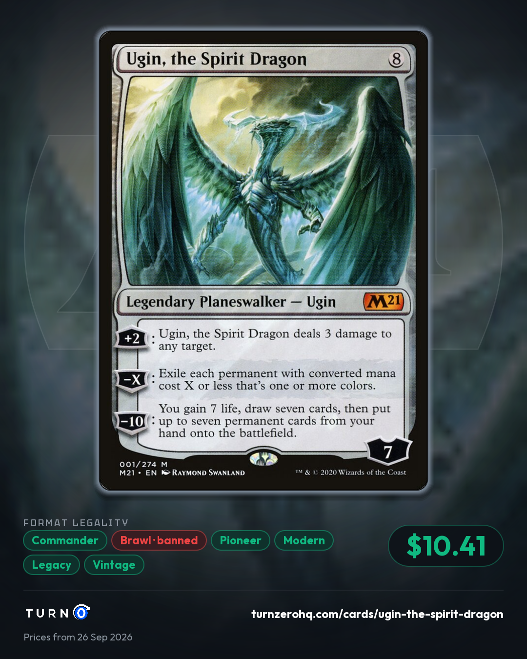 Shareable picture of Ugin, the Spirit Dragon