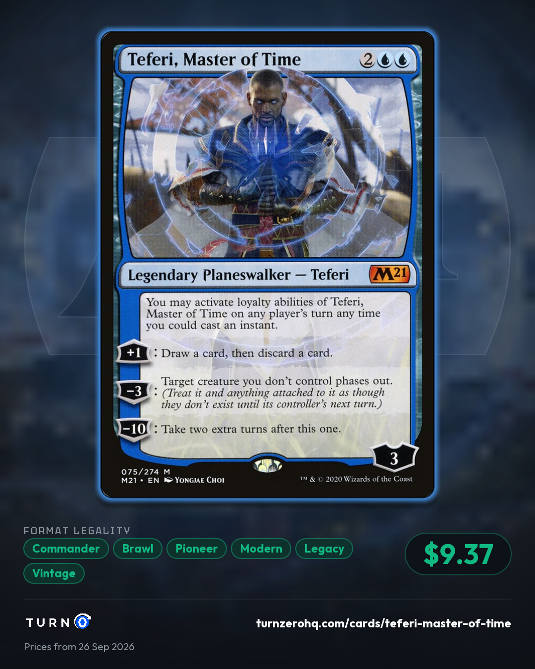 Shareable picture of Teferi, Master of Time