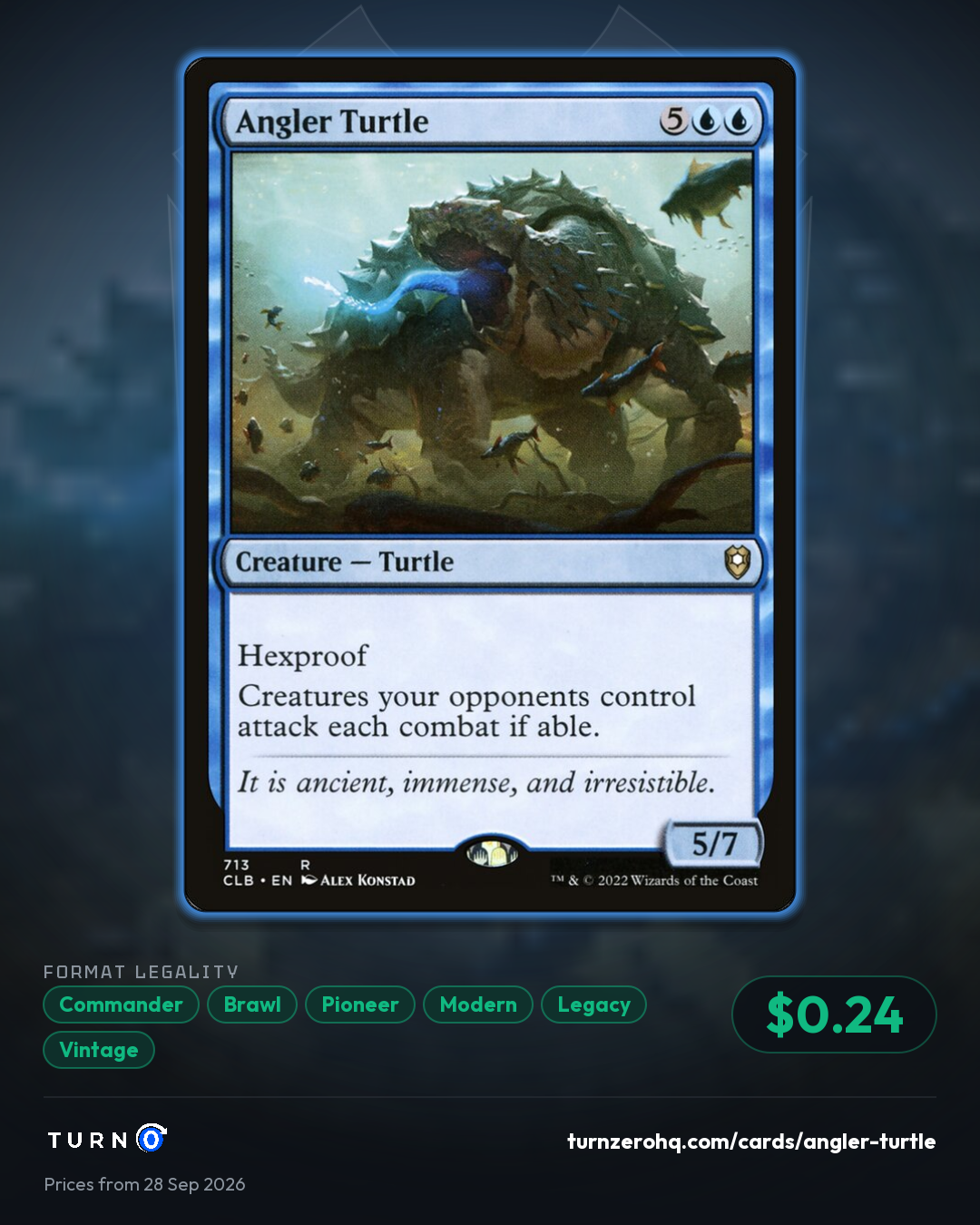 Shareable picture of Angler Turtle