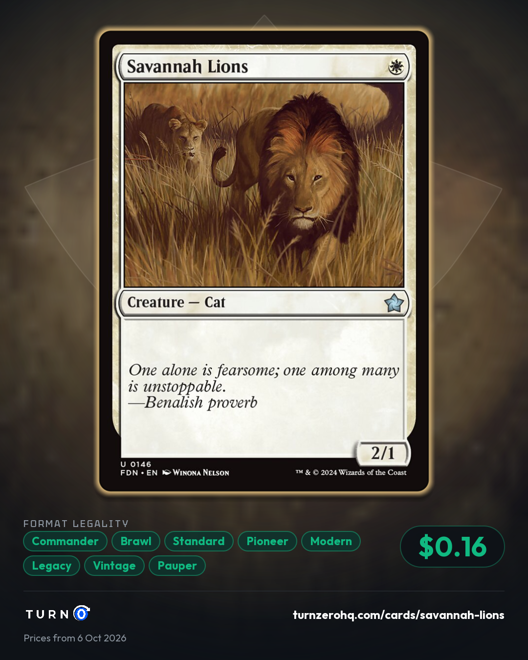 Shareable picture of Savannah Lions