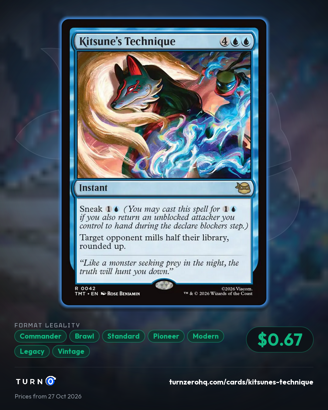 Shareable picture of Kitsune's Technique