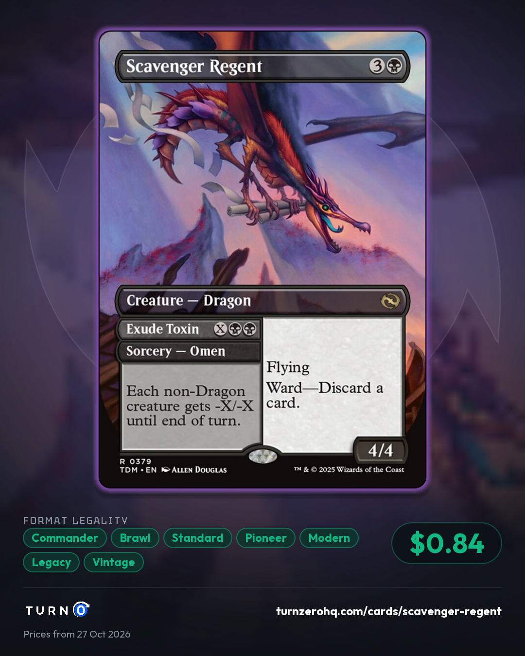 Shareable picture of Scavenger Regent