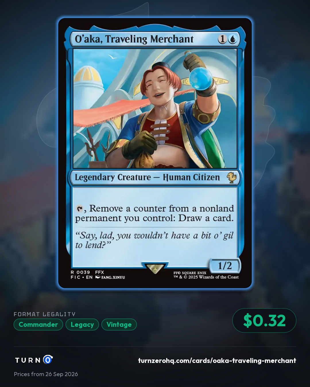 Shareable picture of O'aka, Traveling Merchant