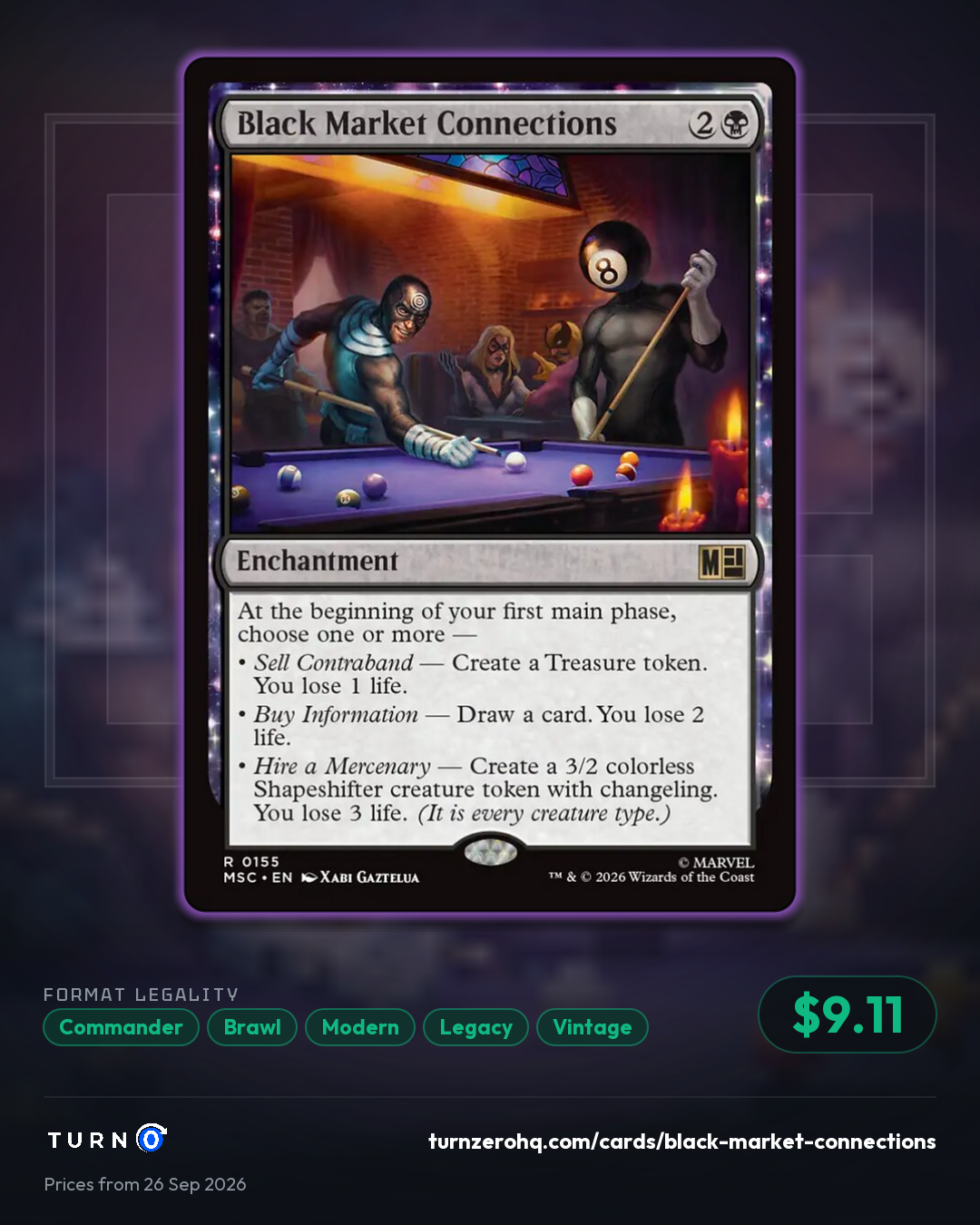 Shareable picture of Black Market Connections