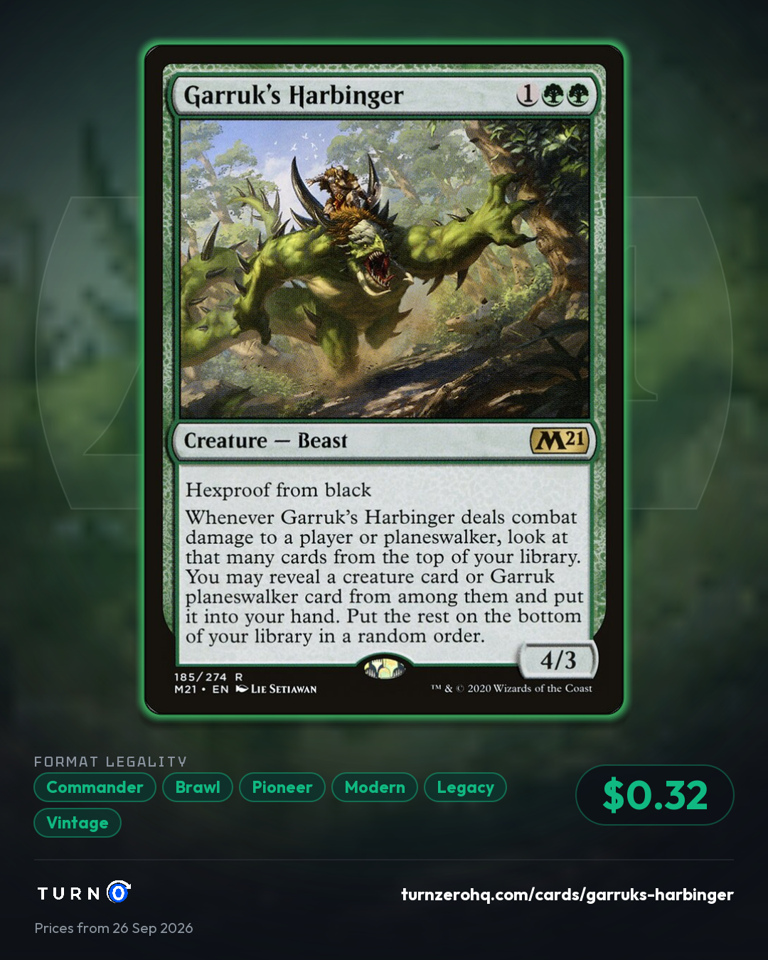 Shareable picture of Garruk's Harbinger