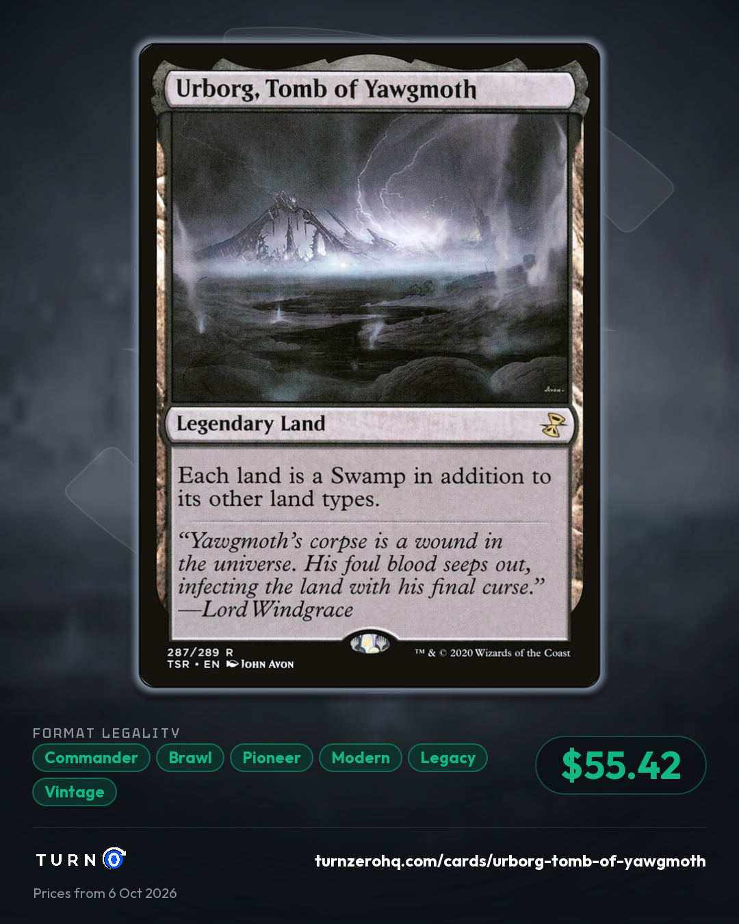 Shareable picture of Urborg, Tomb of Yawgmoth