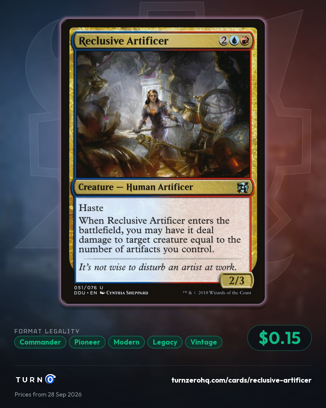 Shareable picture of Reclusive Artificer