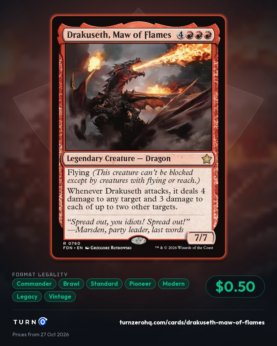 Shareable picture of Drakuseth, Maw of Flames