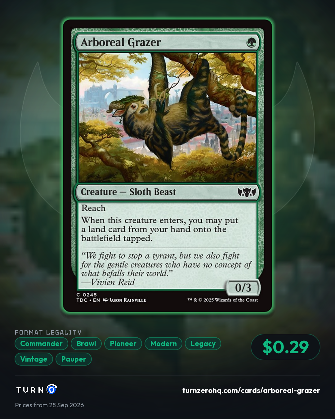 Shareable picture of Arboreal Grazer