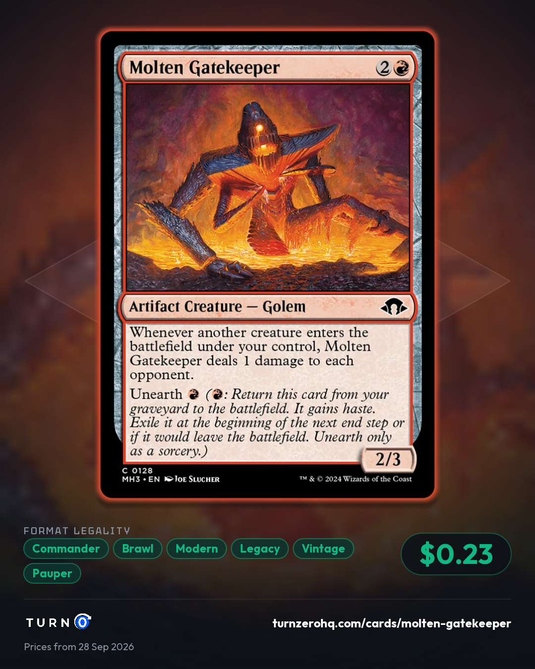 Shareable picture of Molten Gatekeeper