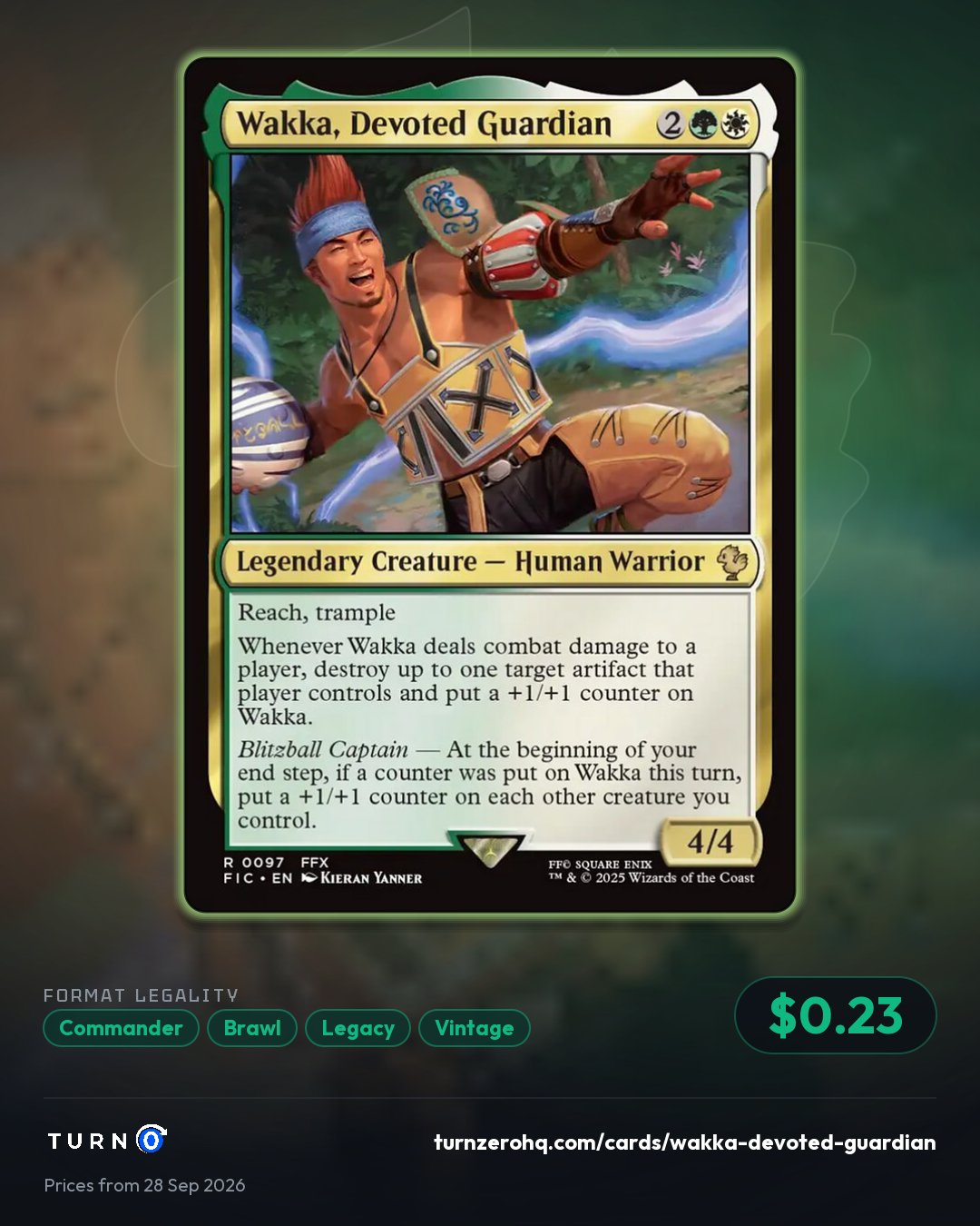 Shareable picture of Wakka, Devoted Guardian