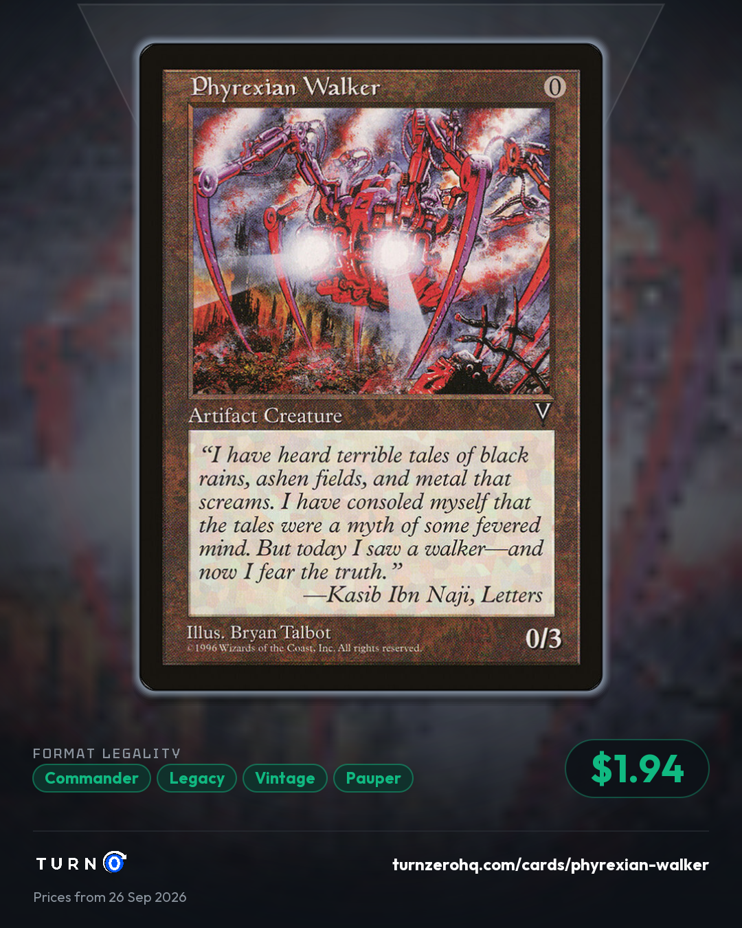 Shareable picture of Phyrexian Walker