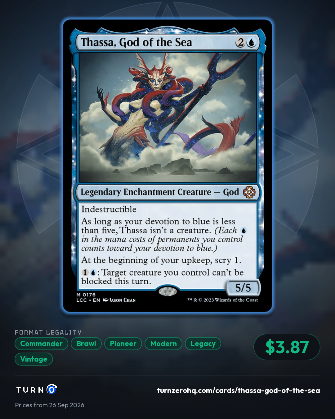 Shareable picture of Thassa, God of the Sea