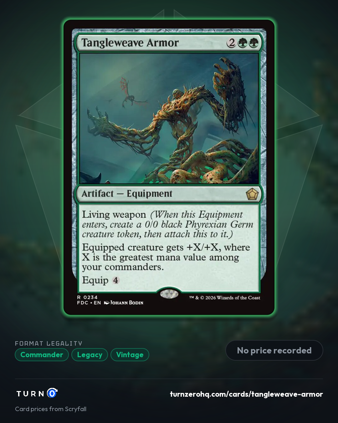 Shareable picture of Tangleweave Armor