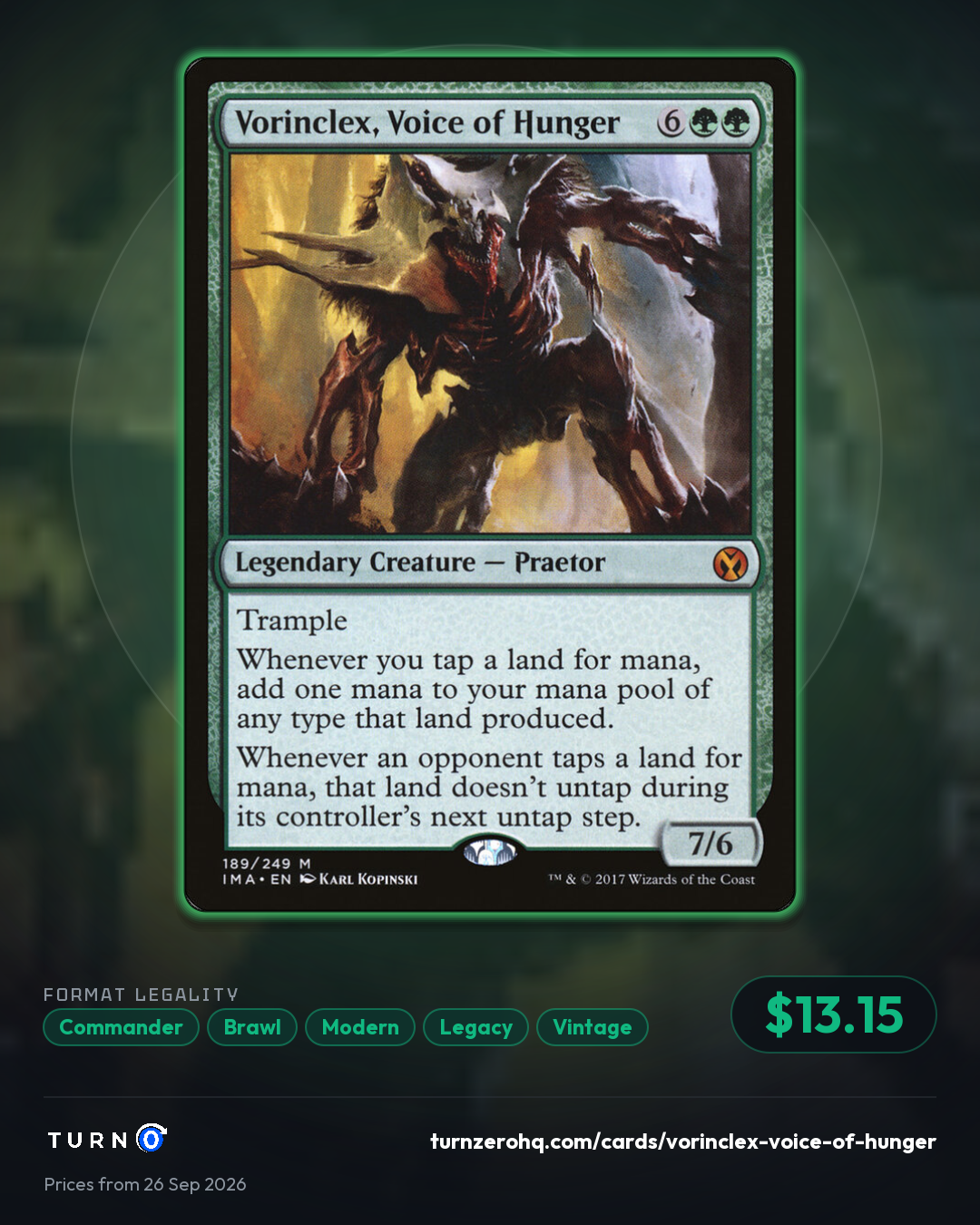 Shareable picture of Vorinclex, Voice of Hunger