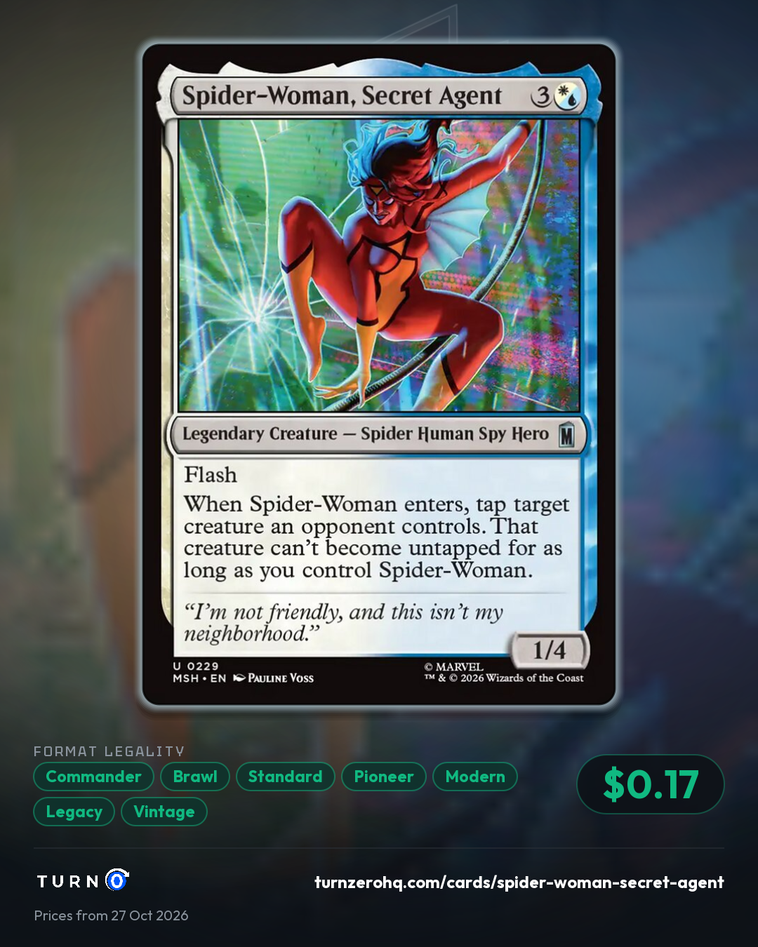 Shareable picture of Spider-Woman, Secret Agent