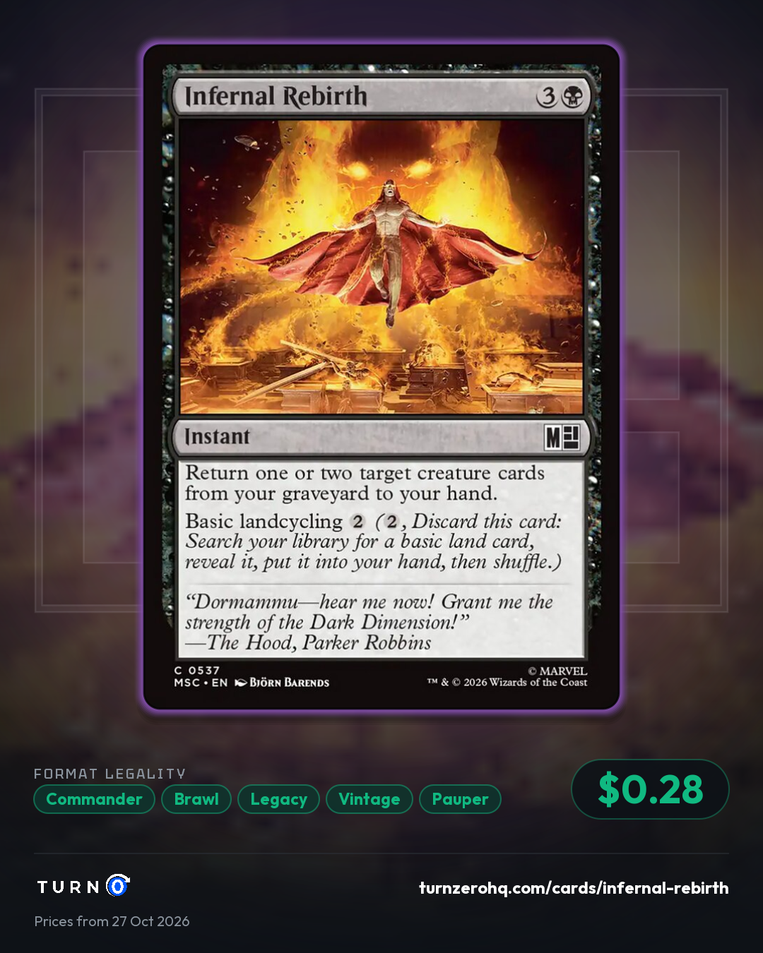 Shareable picture of Infernal Rebirth