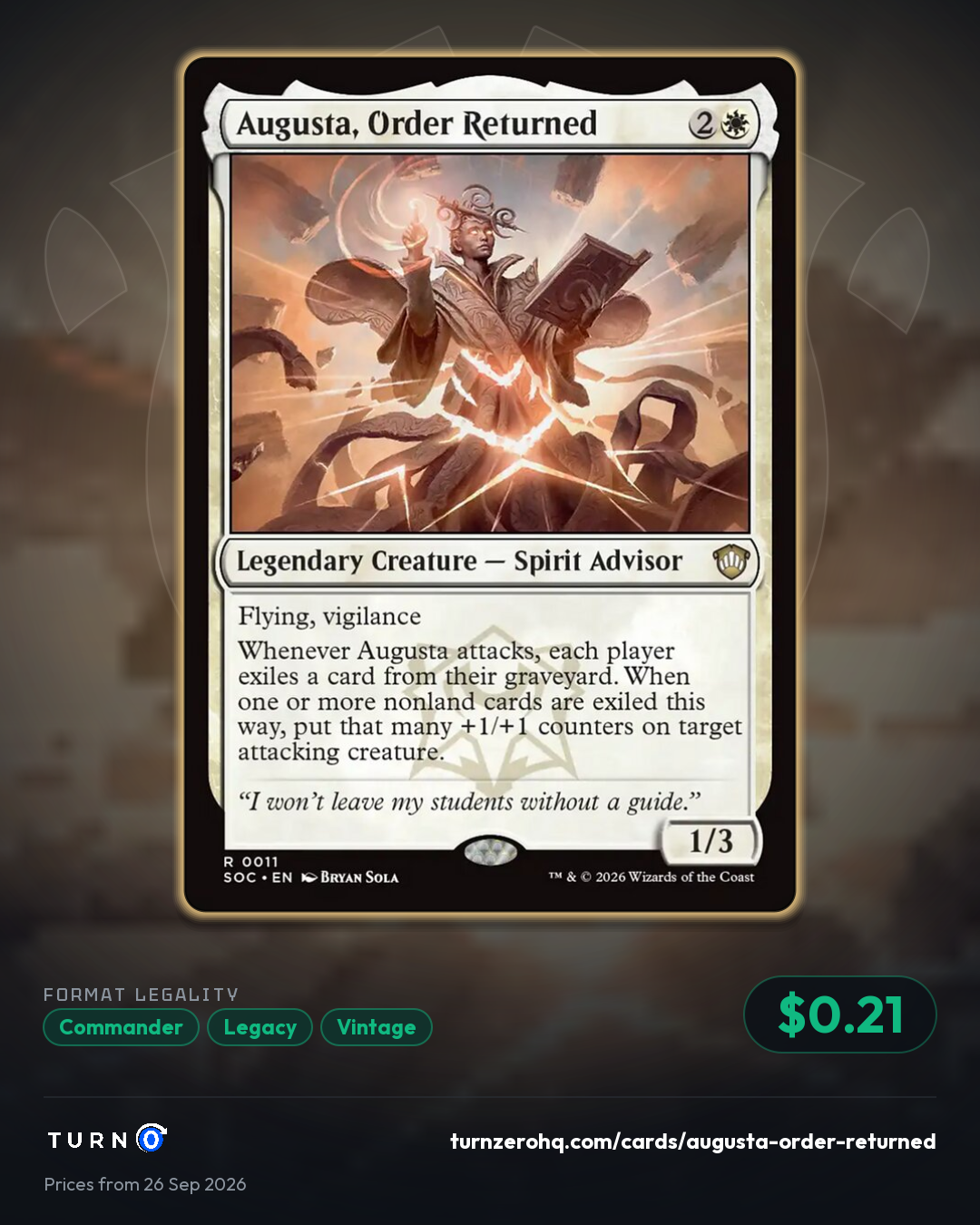 Shareable picture of Augusta, Order Returned