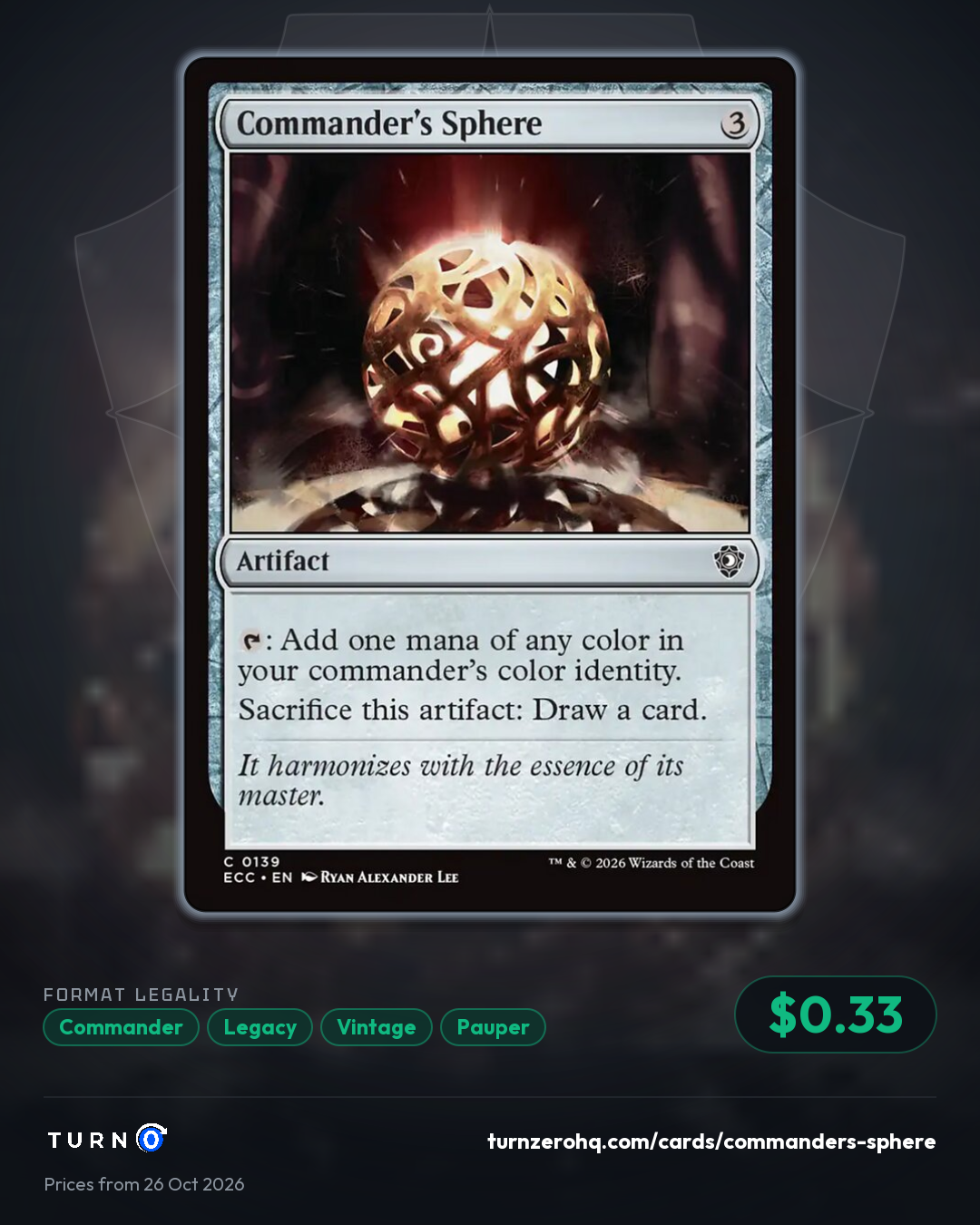 Shareable picture of Commander's Sphere