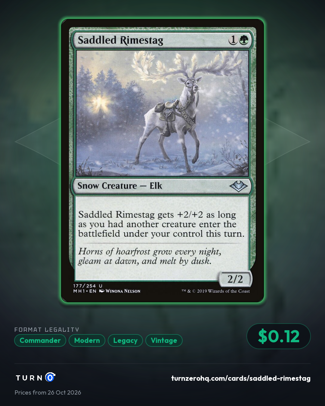 Shareable picture of Saddled Rimestag