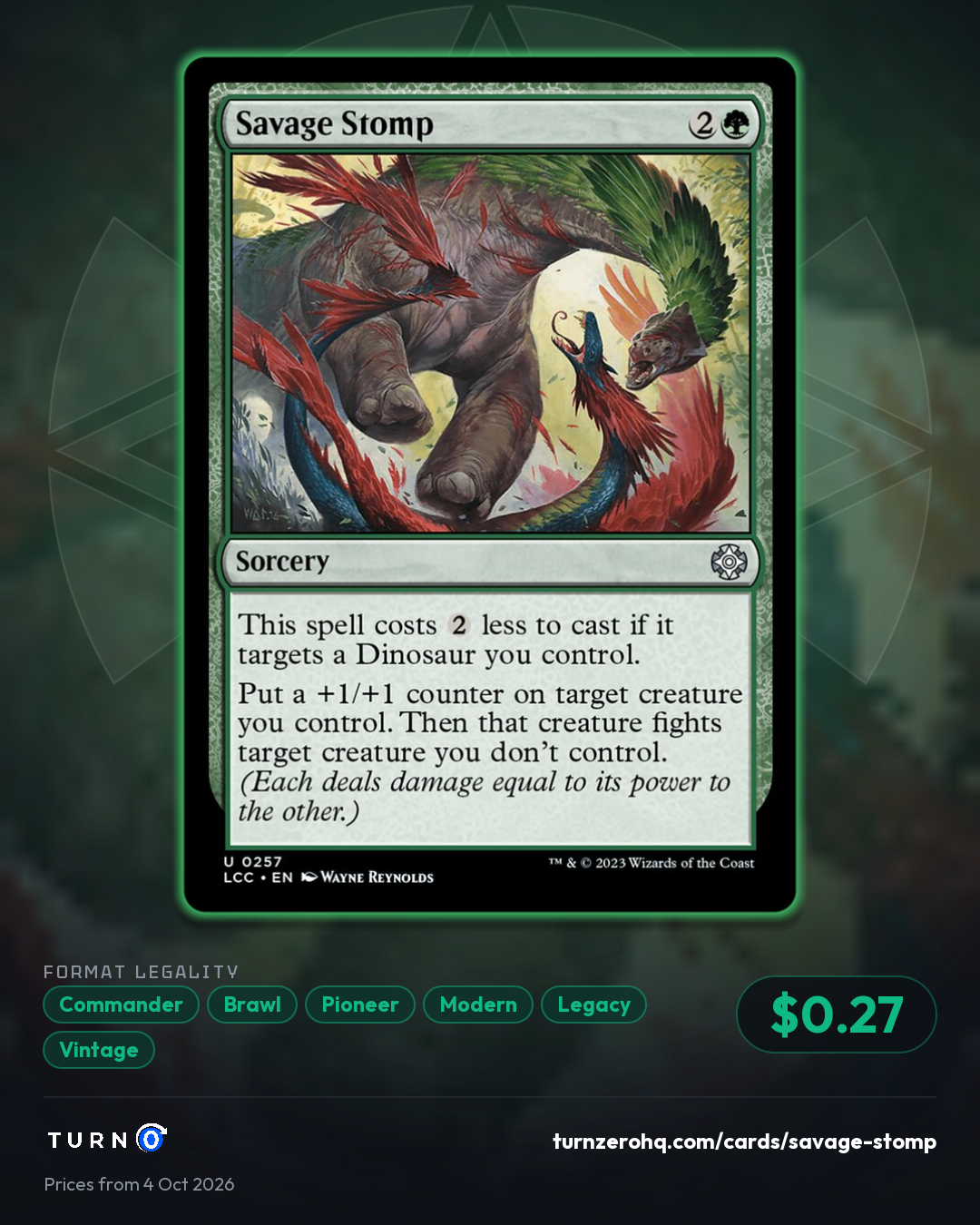 Shareable picture of Savage Stomp