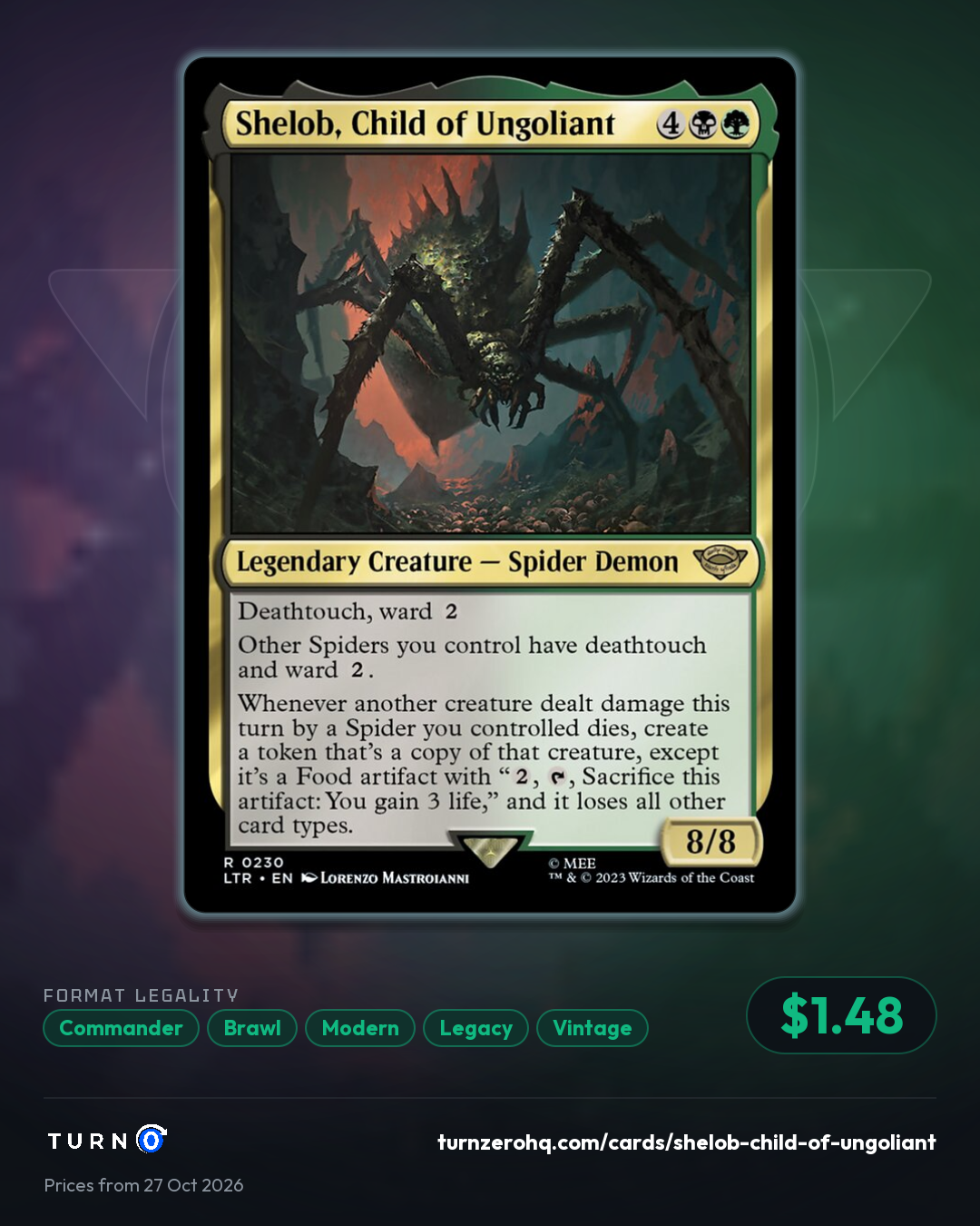 Shareable picture of Shelob, Child of Ungoliant