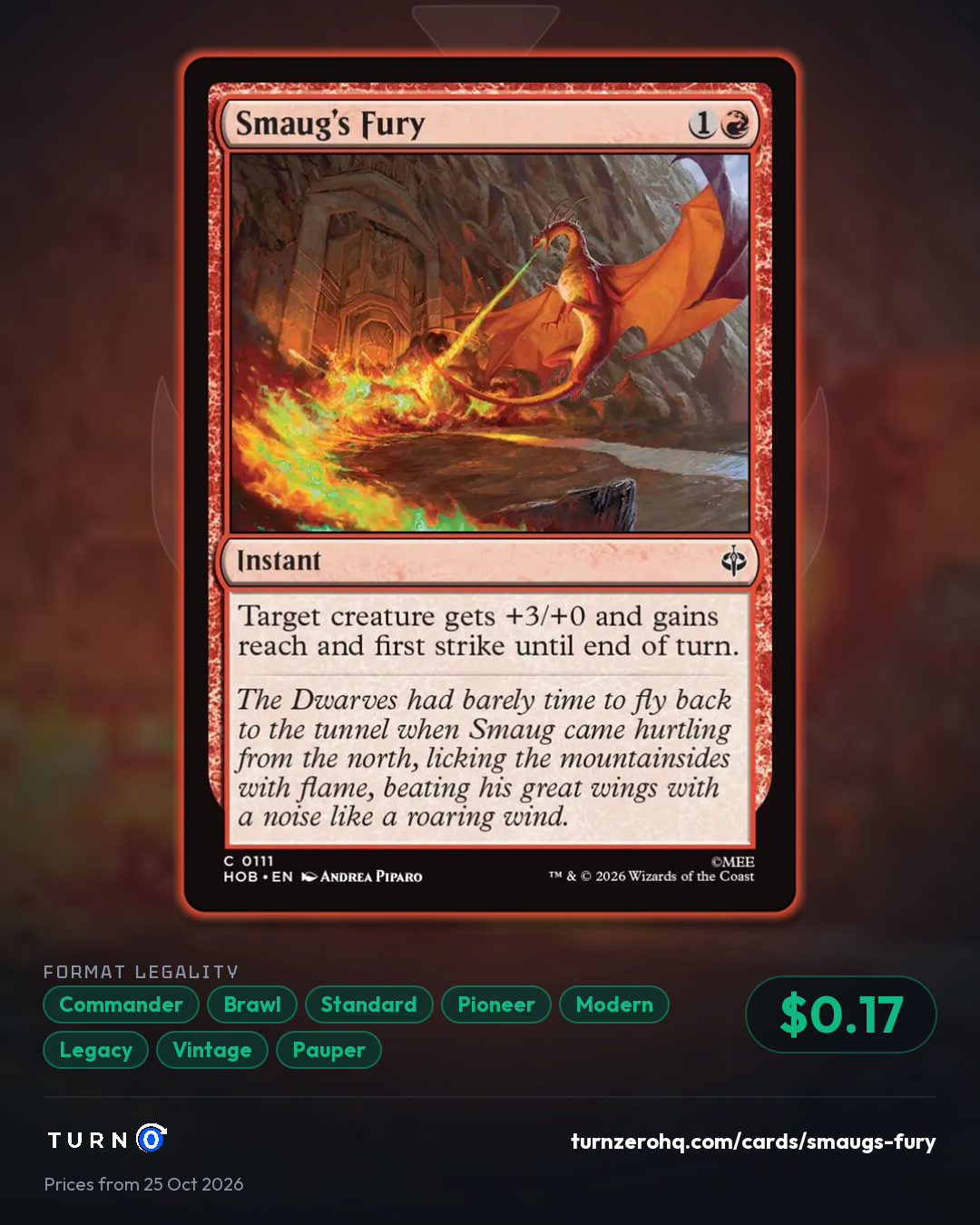Shareable picture of Smaug's Fury