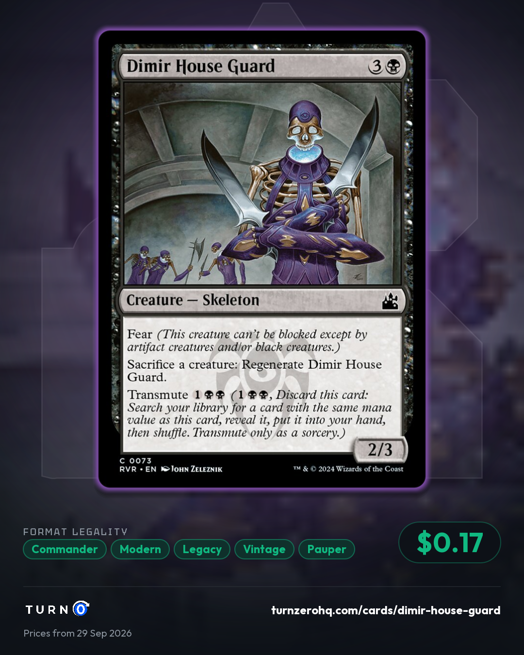 Shareable picture of Dimir House Guard