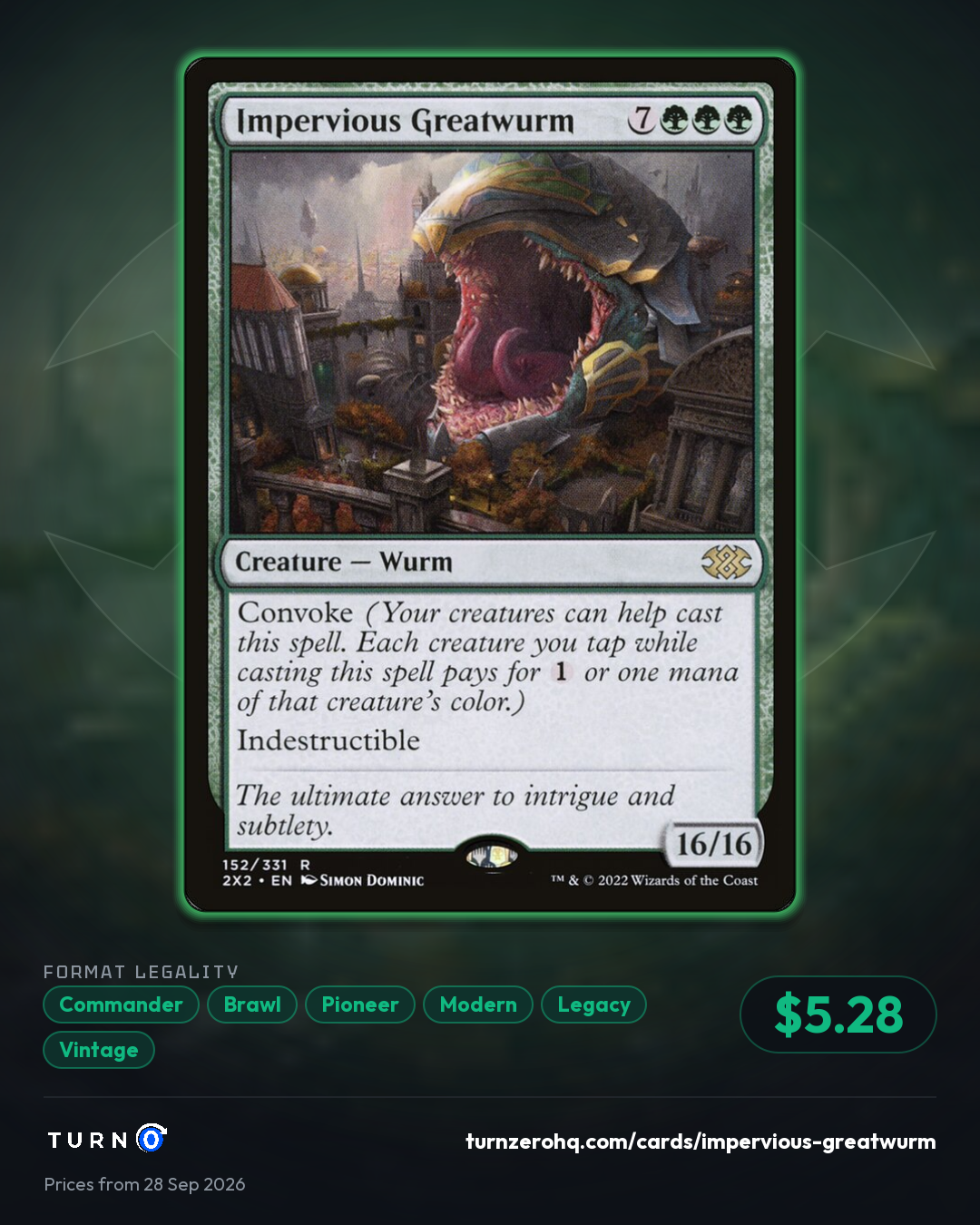 Shareable picture of Impervious Greatwurm