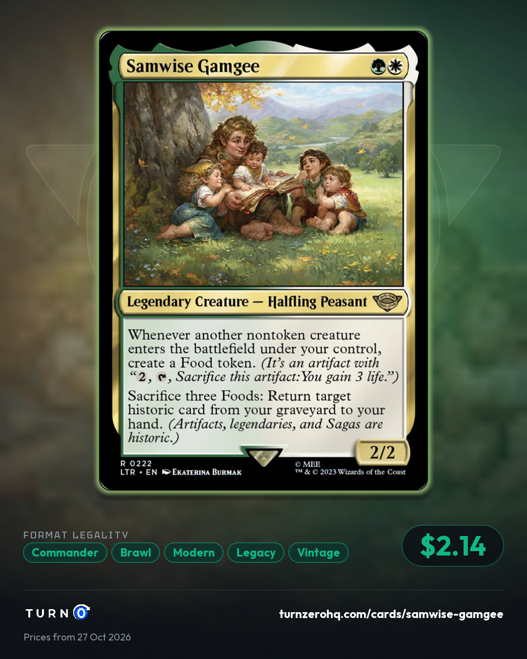 Shareable picture of Samwise Gamgee