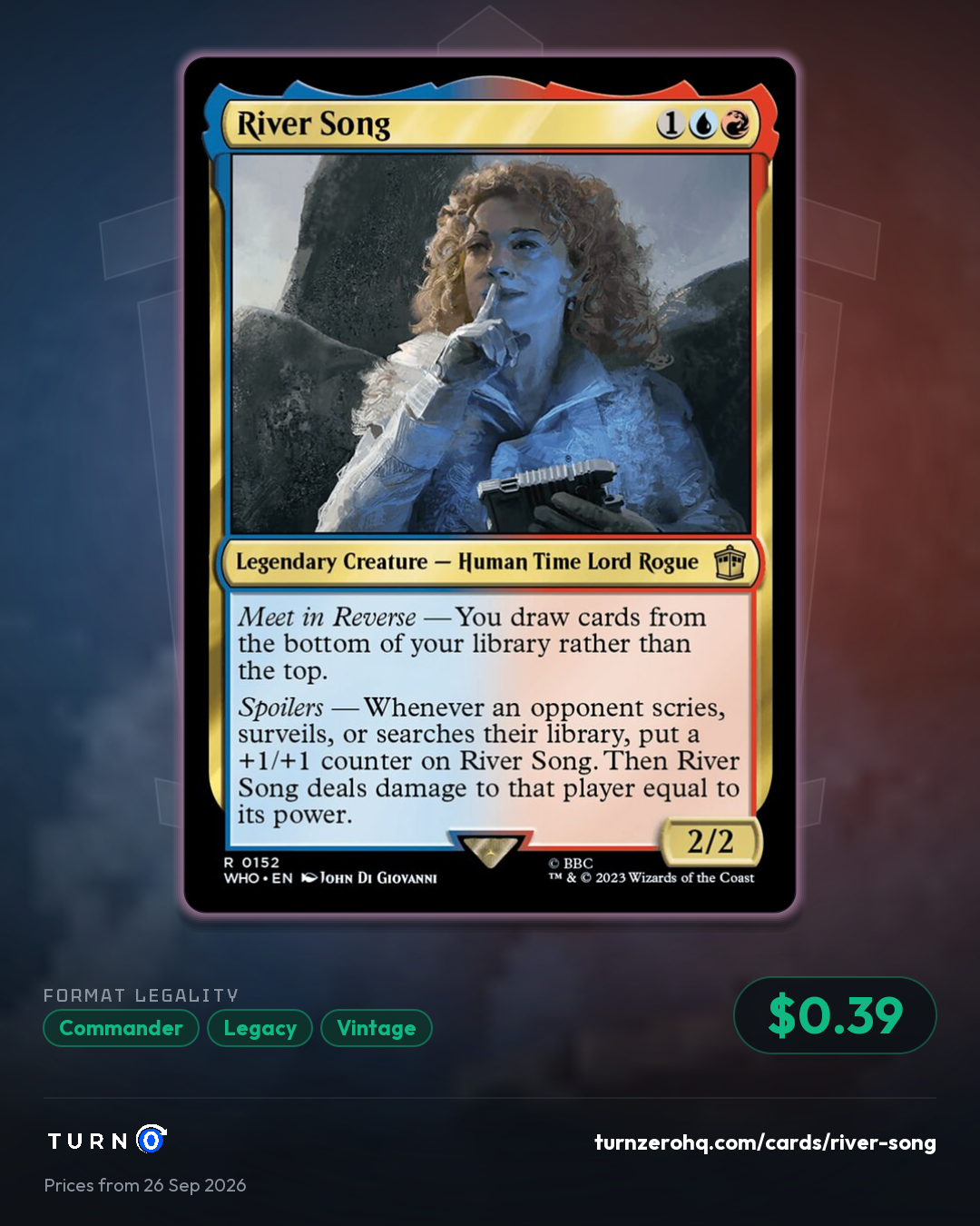 Shareable picture of River Song