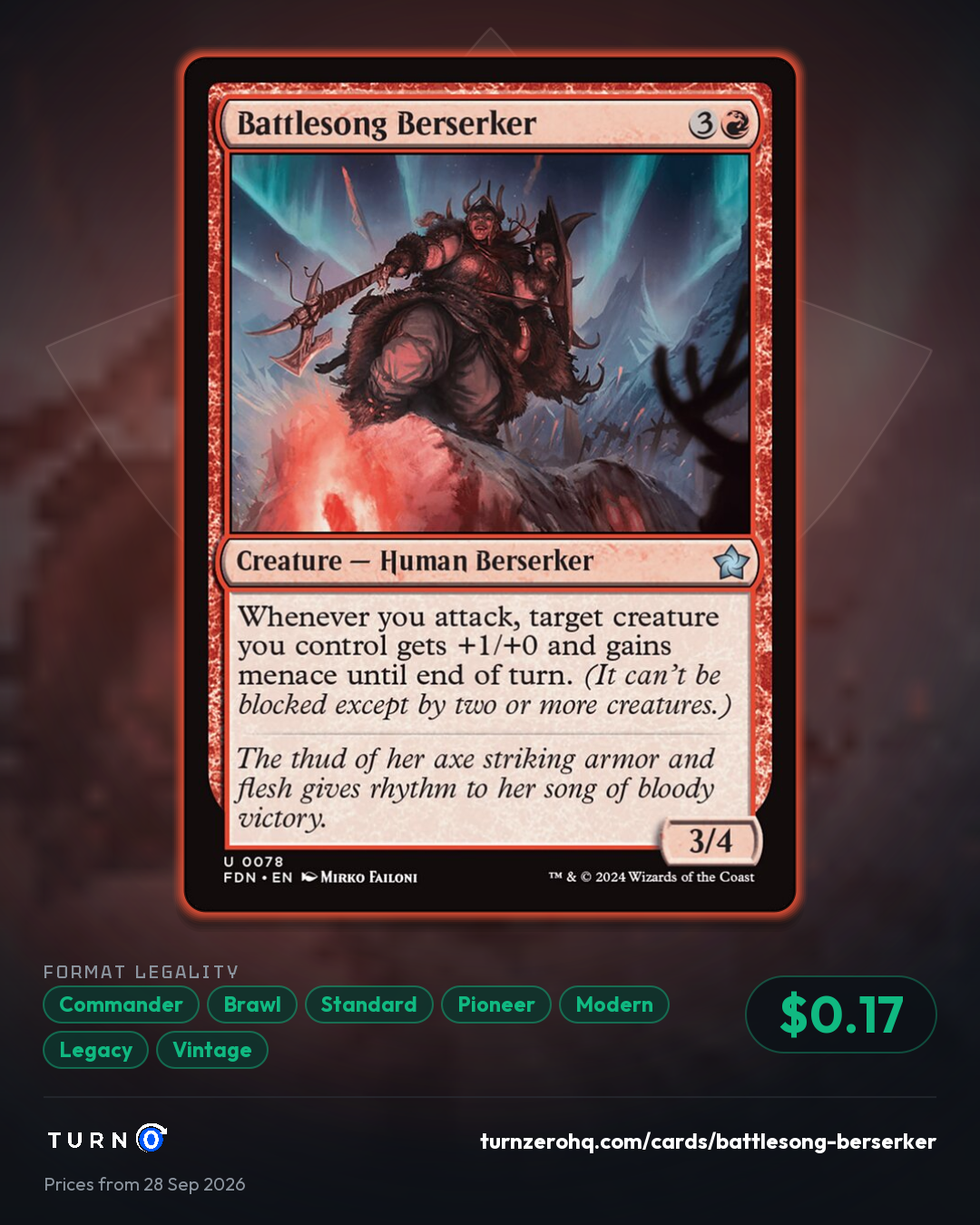 Shareable picture of Battlesong Berserker