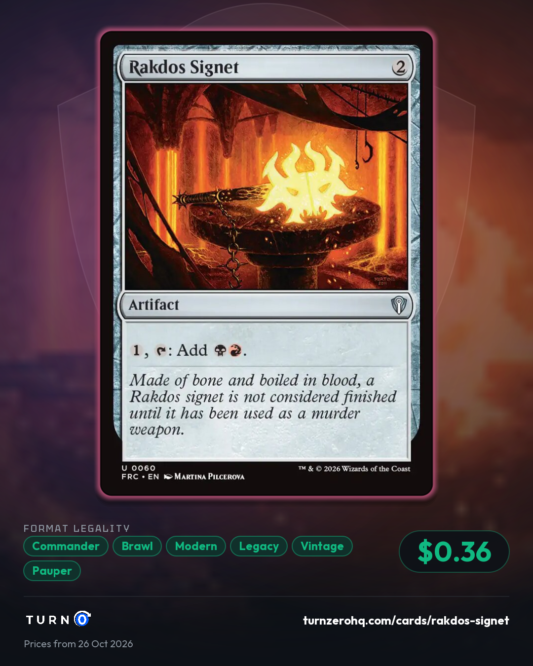 Shareable picture of Rakdos Signet