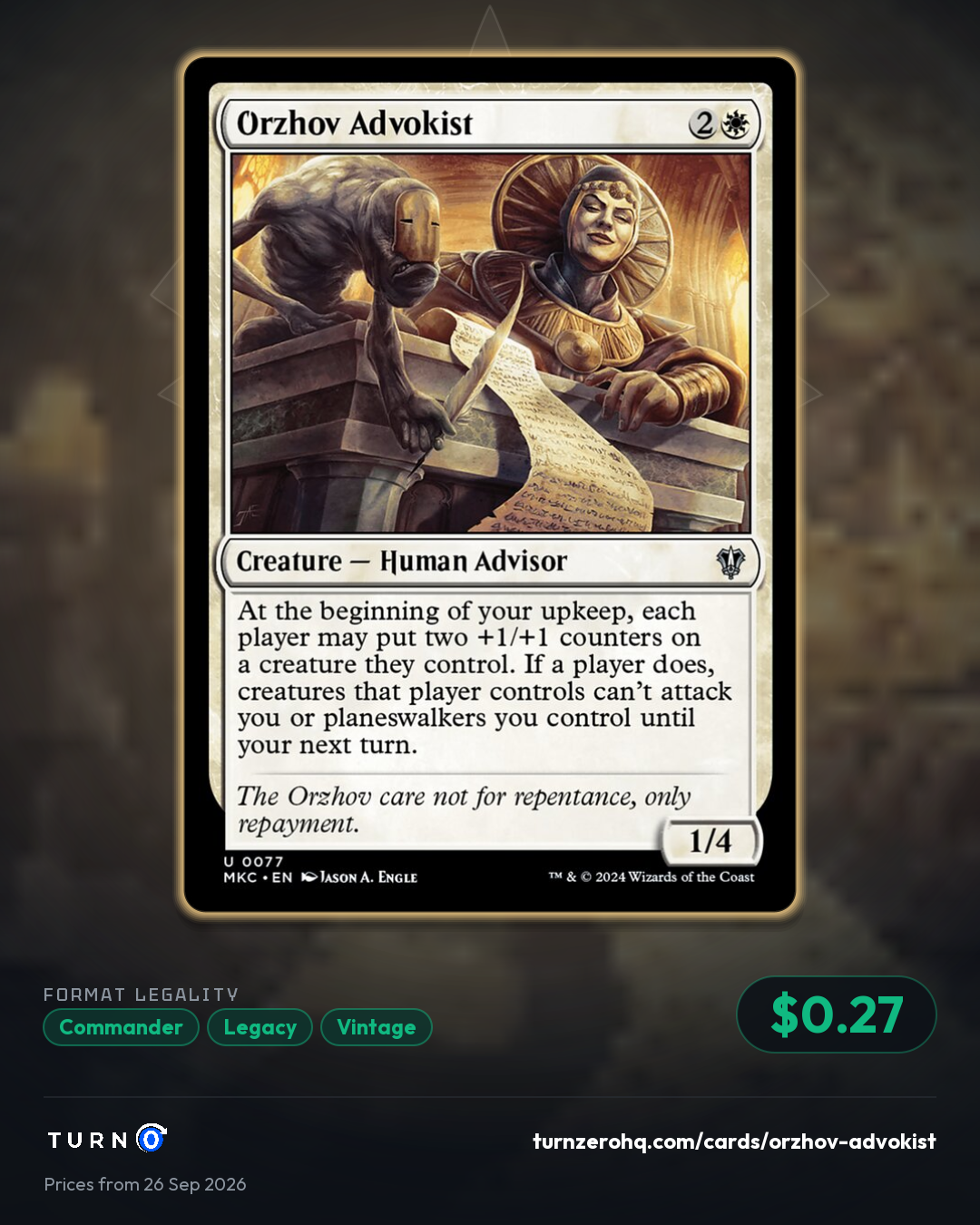 Shareable picture of Orzhov Advokist
