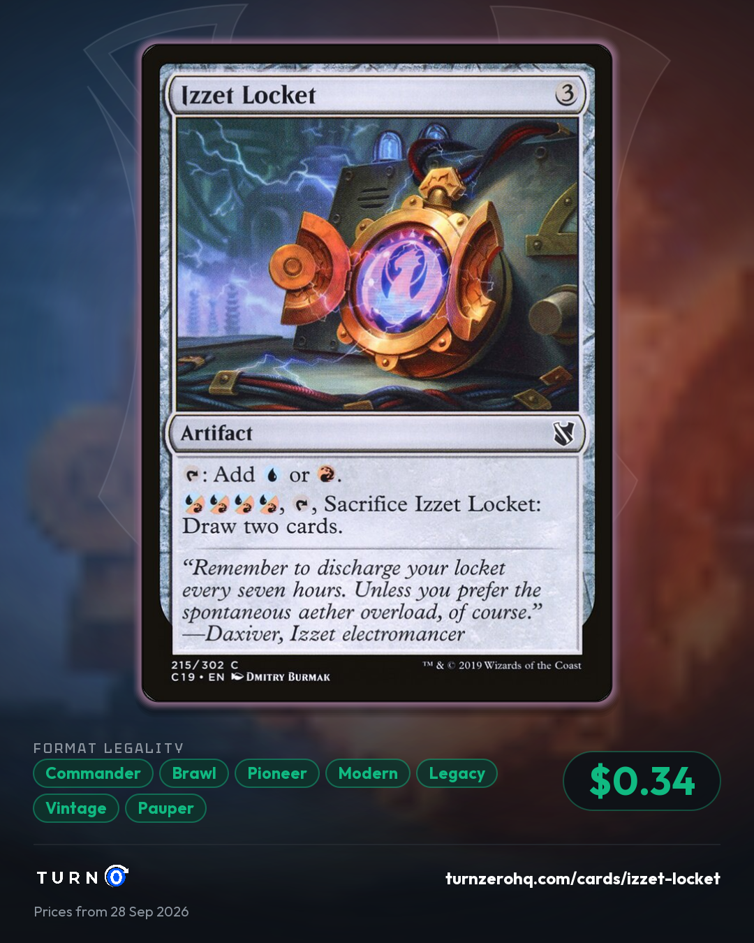 Shareable picture of Izzet Locket