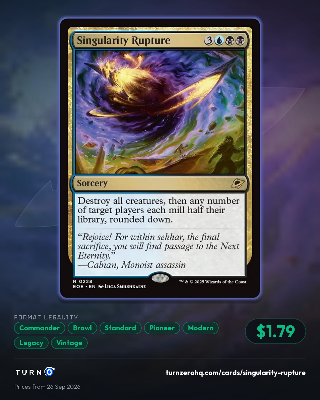 Shareable picture of Singularity Rupture