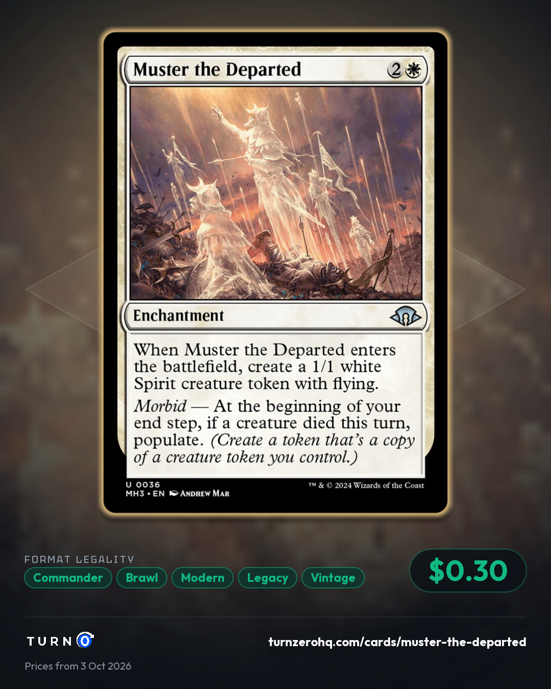 Shareable picture of Muster the Departed