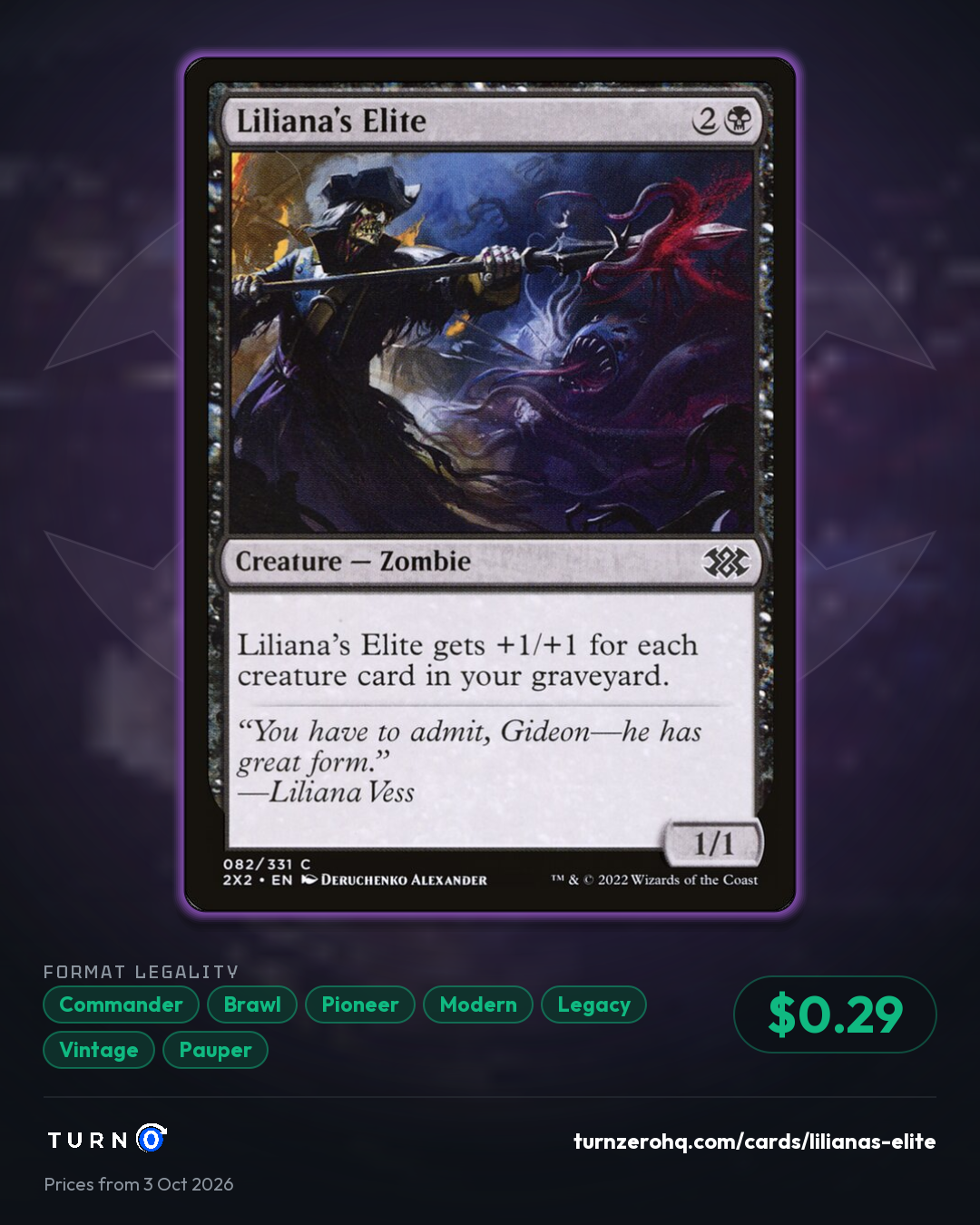 Shareable picture of Liliana's Elite