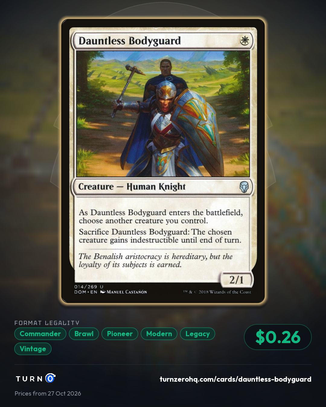 Shareable picture of Dauntless Bodyguard